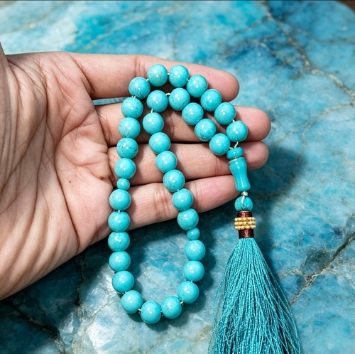 Blue turquoise stone - blue,