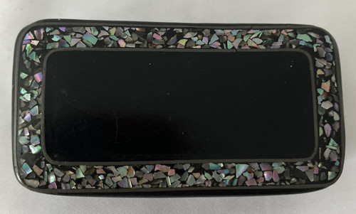 Antique wooden lacquered - lacquered, snuff