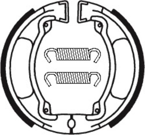Tecnium brake shoes ba032 - brake,