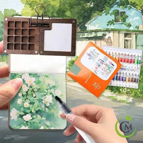 Mini travel watercolor - watercolor, palette