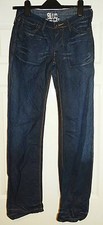 £150 BLUE BLOOD (LWZ01) WOMEN RETRO DESIGNER INDIGO STONEWASHED JEANS W26/32