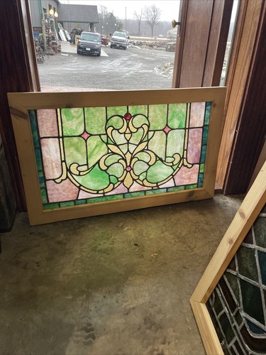 Sg4640 antique stained - sg4640, glass