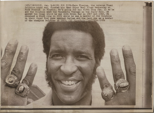 1973 press photo - press, miami