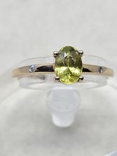 9kt Gold Ambilobe Sphene &