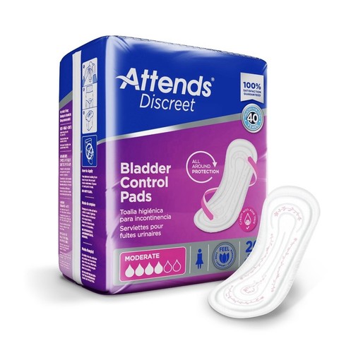 Attends incontinent pad - pad, 10.5"