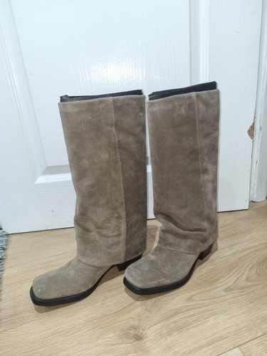 Zara split suede - zara, boots