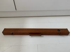 Vintage riley snooker cue case Brown Leather Style Retro Hard Case