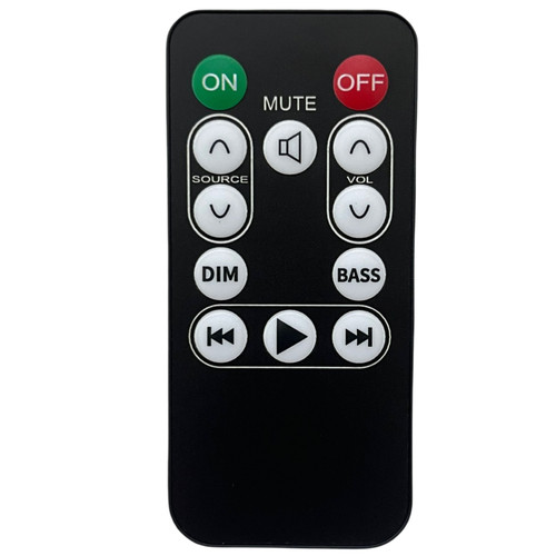 Replaced remote control - remote, for