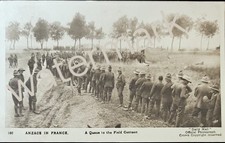 Anzacs WW1 postcard in France