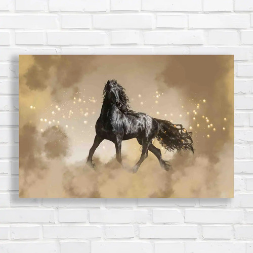 Foggy elegance friesian - foggy,