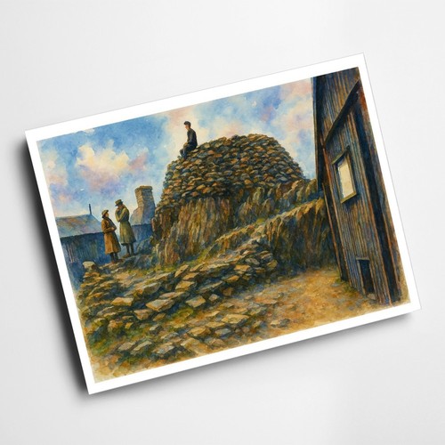 Print the cairn snowdon - print, cairn,