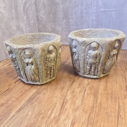 Pair weathered vintage - weathered,