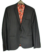 Mens Blazer Wool Blend Navy