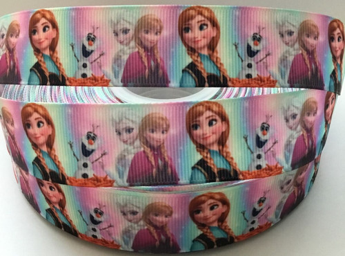 Frozen grosgrain ribbon - grosgrain, 1"