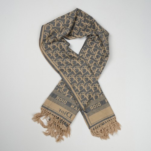Dior oblique scarf beige - oblique,