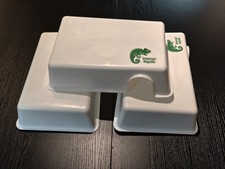 3 X LARGE WHITE Plastic