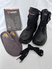 Goliath Cooks Steel Toe Safety Work Boots SPSR1121 Size 6 M Boxed British Army