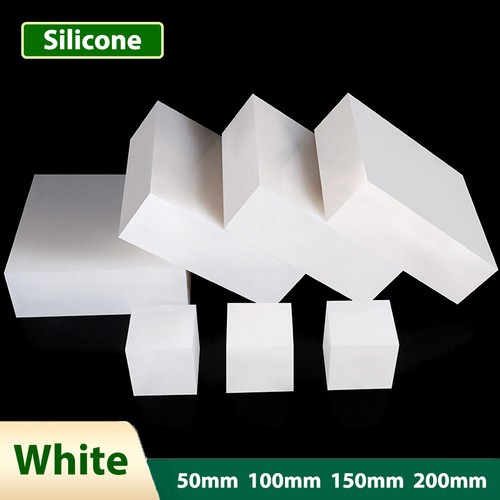 White silicone block shock - silicone,