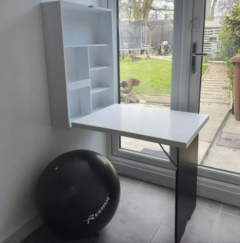 Wall mounted desk writing - desk,