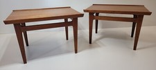 Mid-Century Finn Juhl model 535 Danish Side Table pair in teak