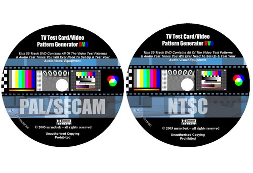 Test card video pattern - /,