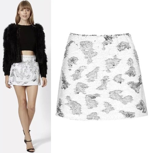 Topshop brush sequin - topshop, skirt