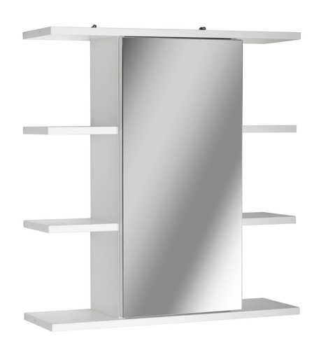 White wooden wall mounted - white,