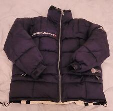 Mens Jacket Down Impact Rare Retro Reversible  Feather & Down XL Used Item Retro