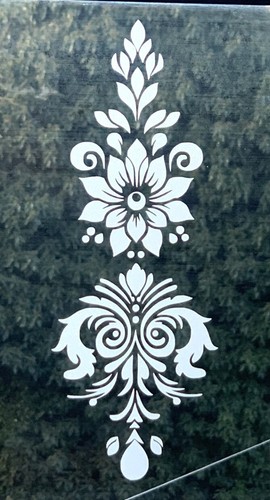 Etched glass vinyl designs - etched,