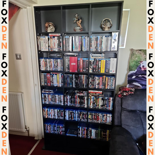 Media storage shelf rack - shelf, cube