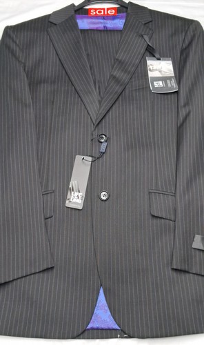 Dark charcoal grey stripe pc - dark,