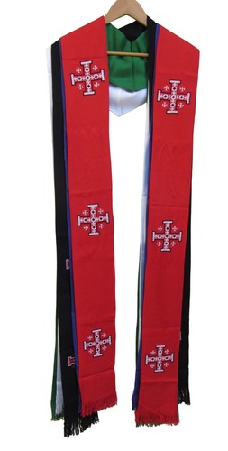 Christian priest stole - priest, red
