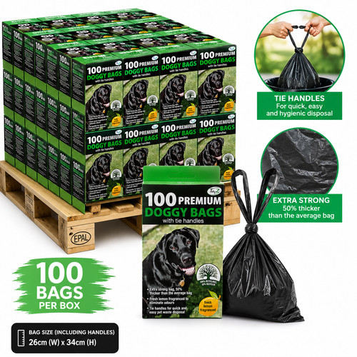 Tidyz premium dog poo - premium, bags