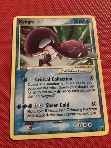 Kyogre gold star 112 113 - kyogre, |