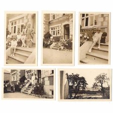 ABERSOCH Caernarvonshire Family at the Vaynol Hotel 5 x Vintage Photos 1925