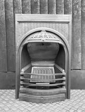 RESTORED CAST IRON FIRE