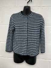 COS Blue Black White Patterned