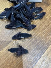 6 x  Muddler Minnow Black size