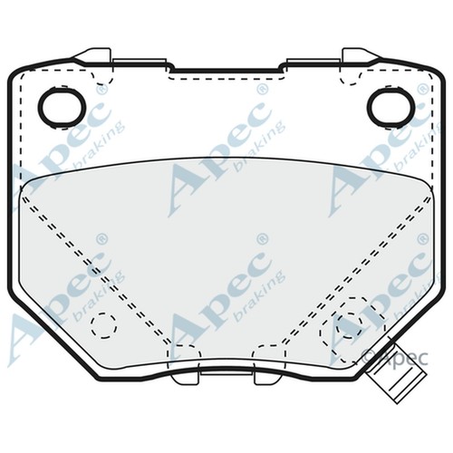 Brake pads set - set, for