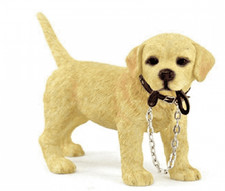 golden labrador pup Dog Ornament  walkies Figure by Leonardo Brand New