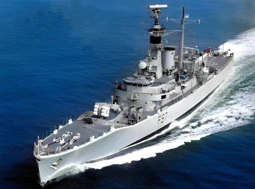 Royal navy leander - navy,