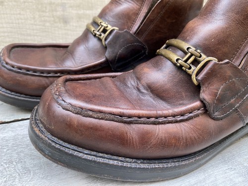 Retro mens kickers - mens, brown
