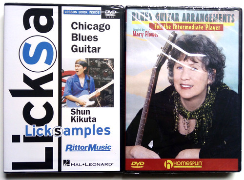 Blues guitar tutorial dvds - blues,