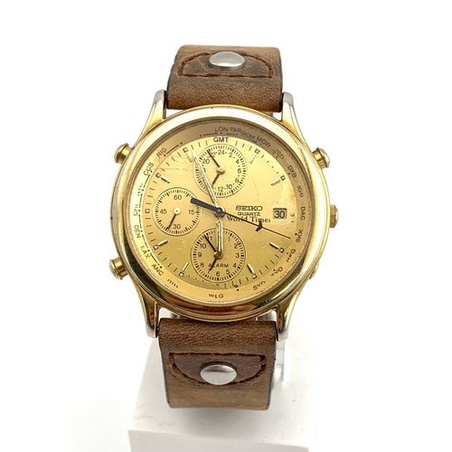 Junk seiko world timer - junk,
