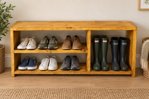 Handmade wooden shoe - handmade,