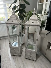 Large Washed Grey Wooden