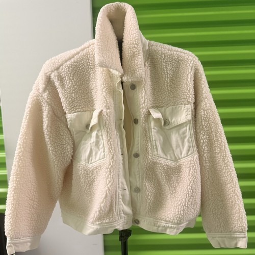 Zara sherpa button front - zara,