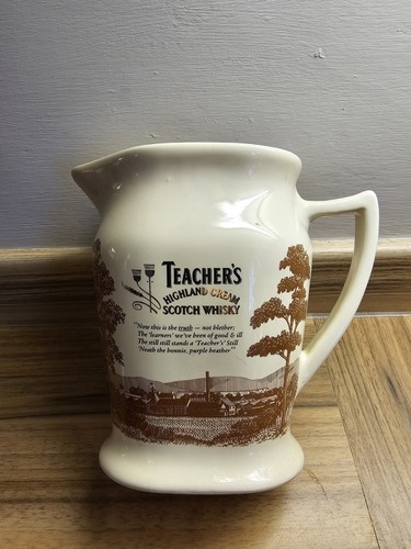 Teachers whisky water jug by - 'teachers",