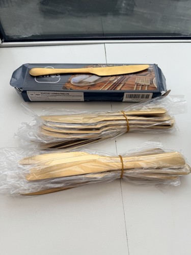 Bewos 24pc gold cutlery set - 24pc,