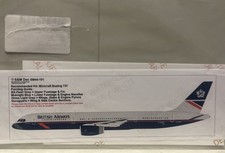 1/144 scale model airliner